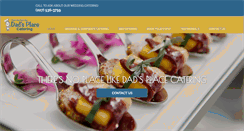 Desktop Screenshot of dadsplacecatering.com